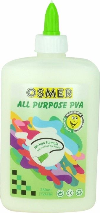 GLUE OSMER 250ML PVA TWIST TOP WHITE