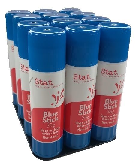 GLUE STAT 36GM BLUE STICK BULK PACK