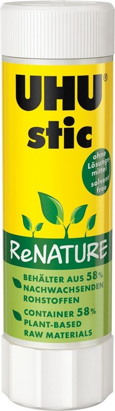 GLUE STIC UHU 40G RENATURE (21516)