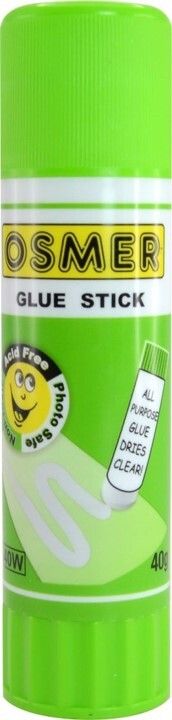 GLUE STICK OSMER 40GRM WHITE