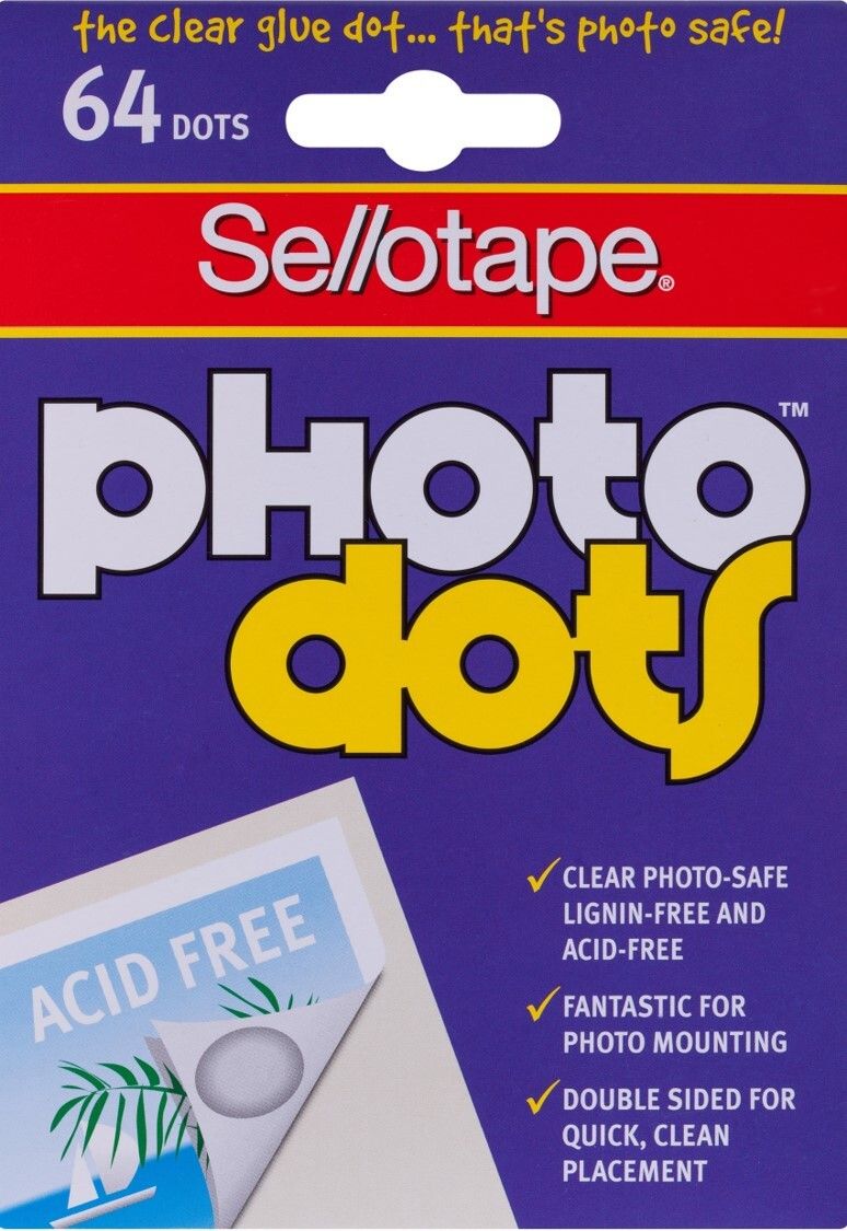 STICKY DOTS SELLO PHOTO 64 DOTS 4SHT