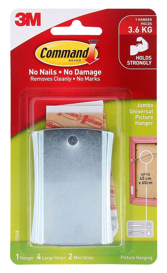 SP- PICTURE HANGER COMMAND STICKY NAIL WIRE-BACK HANGER SP- PICTURE HANGER COMMAND STICKY NAIL WIRE-BACK HANGER