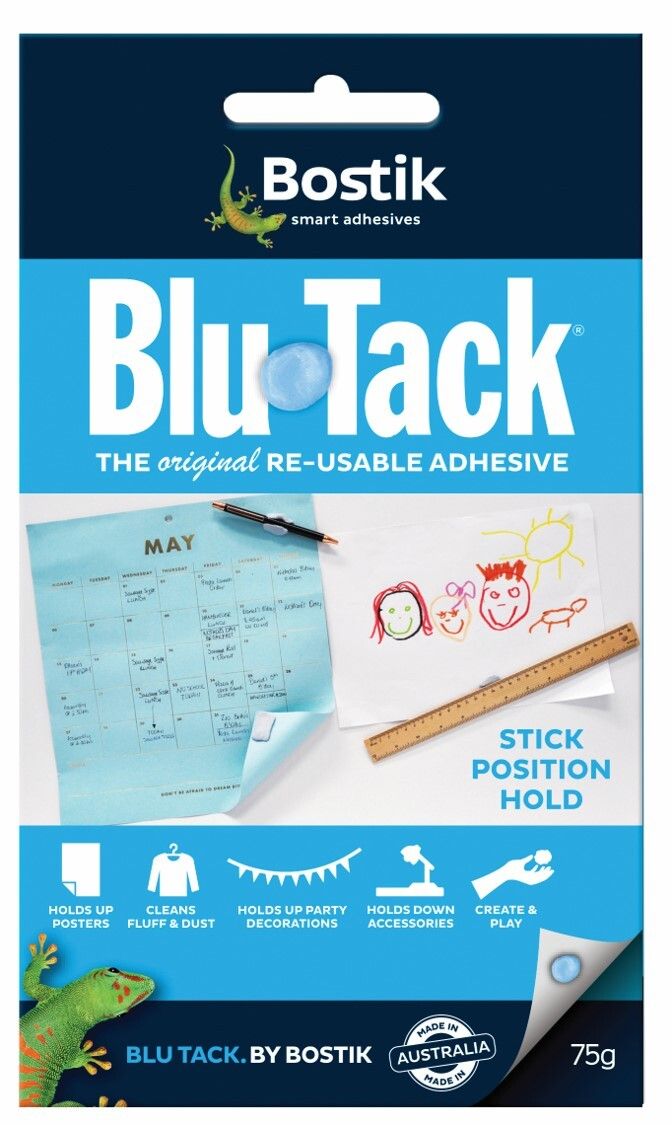 BLU TACK BOSTIK 75GM
