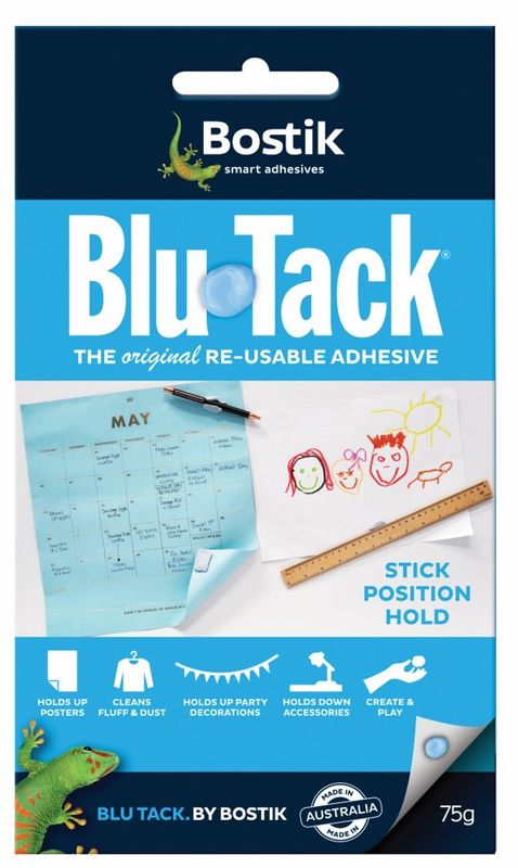 BLU TACK BOSTIK 75GM