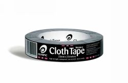 TAPE CLOTH WOTAN OLYMPIC 25MMX25M BLACK