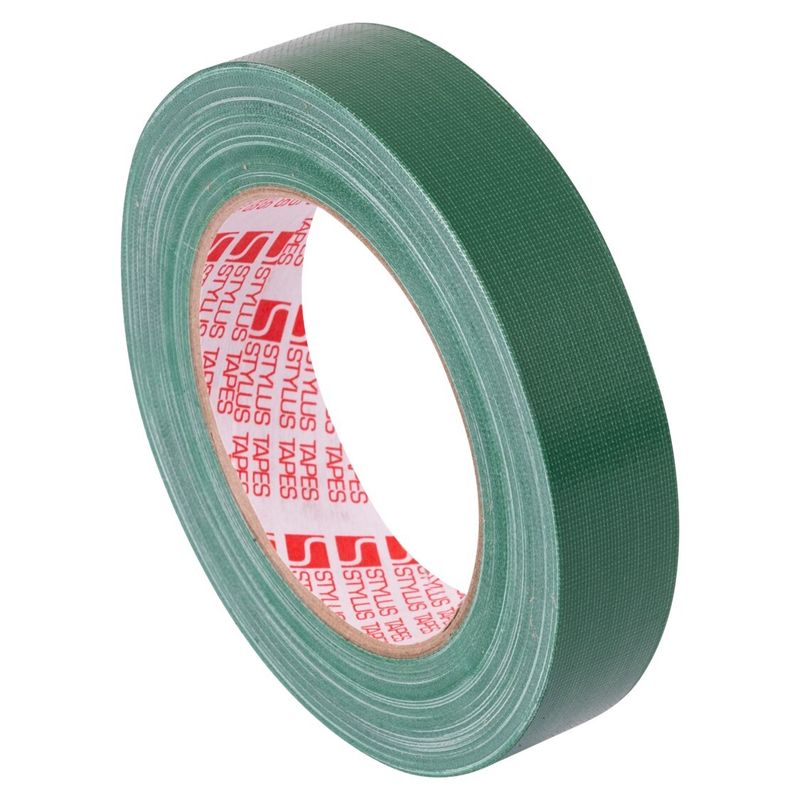SP- CLOTH TAPE STYLUS 24MM X 25M PREMIUM GREEN CTN60