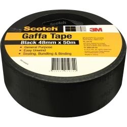 TAPE SCOTCH 48MMX50M UTILITY GAFFA BLACK
