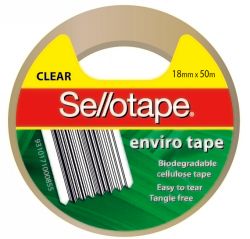 TAPE VINE SELLO ENVIRO 18MMX50M CLEAR