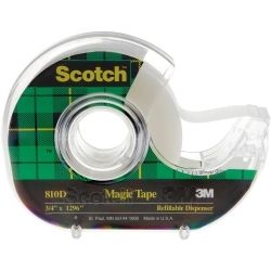 TAPE MAGIC SCOTCH 810 19MMX33M ON DISP