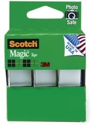 SP- TAPE MAGIC SCOTCH 3105 19MMX7.6M DISP PK3 H/SELL SP- TAPE MAGIC SCOTCH 3105 19MMX7.6M DISP PK3 H/SELL