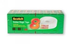 TAPE MAGIC SCOTCH 810 19MMX25M REFILL PK8