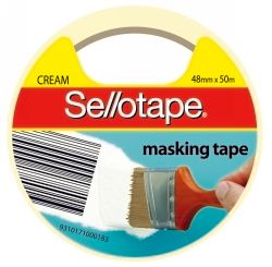TAPE MASKING SELLO 48MMX50M CREAM