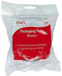 TAPE PACKAGING STAT 48MMX50M BROWN