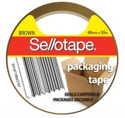 TAPE PACKAGING SELLO 48MMX50M BROWN