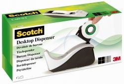 TAPE DISPENSER SCOTCH 19MM C60 SILVER