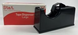 TAPE DISPENSER STAT LGE BLACK