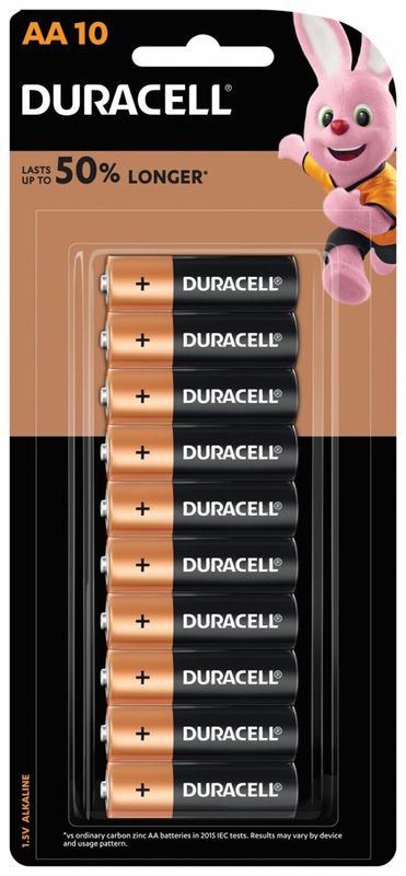 BATTERY DURACELL ALK AA 10