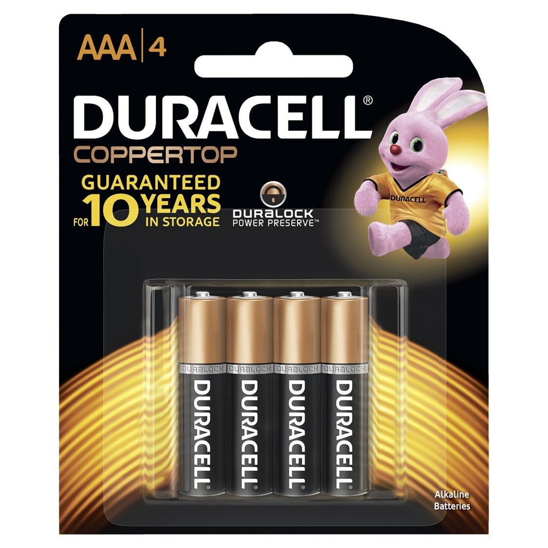 BATTERY DURACELL ALK AAA 4