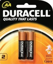 BATTERY DURACELL ALK AA BP2