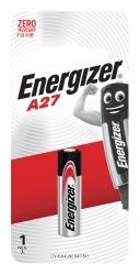BATTERY ENERGIZER A27 CAR ALARM PK1