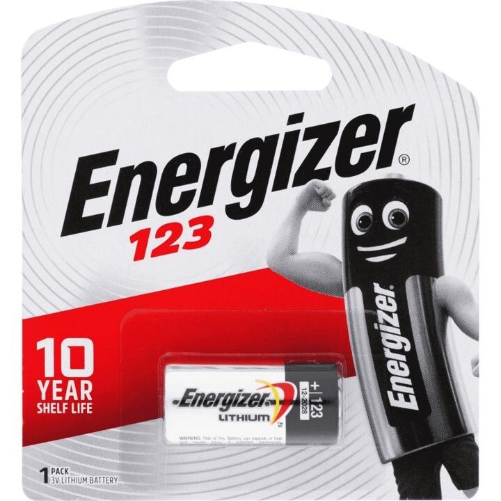 BATTERY ENERGIZER LITHIUM EL123AP 3V BP1