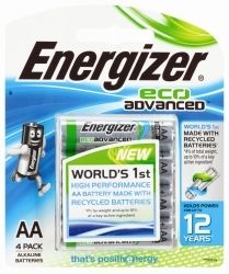 BATTERY ENERGIZER ECO ADVANCED AA BP4