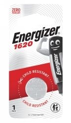 BATTERY ENERGIZER CAL/WATCH/GAMES #CR1620BP1 3V BATTERY ENERGIZER CAL/WATCH/GAMES #CR1620BP1 3V
