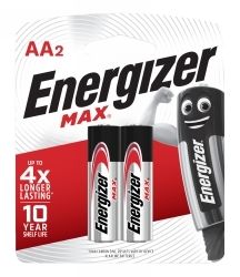 BATTERY ENERGIZER E91 AA BP2