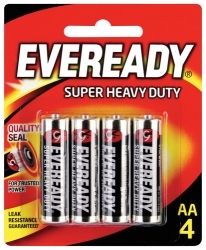BATTERY EVEREADY BLACK 1215 AA BP4