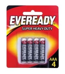 BATTERY EVEREADY BLACK 1212 AAA BP4