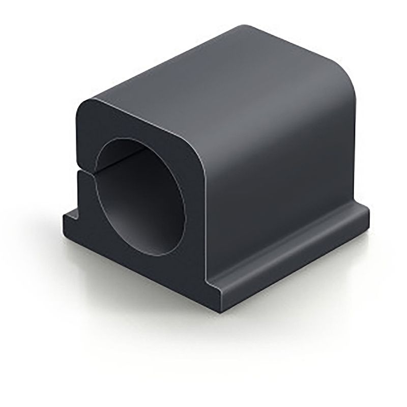 SP- CABLE CLIPS PRO DURABLE CAVOLINE SELF ADH 2 LARGE GRAPHITE PK4