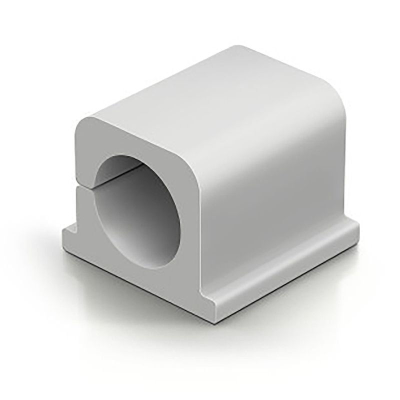 SP- CABLE CLIPS PRO DURABLE CAVOLINE SELF ADH 2 LARGE GREY PK4