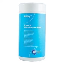 CLEANING WIPES UTILITY SCREEN & MULTI PURPOSE TUB 100 CLEANING WIPES UTILITY SCREEN & MULTI PURPOSE TUB 100