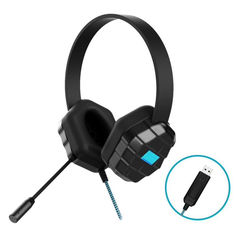 HEADPHONES GUMDROP RUGGED B2 USB CONNECTION
