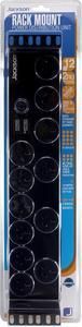 POWERBOARD JACKSON INDUSTRIES 6 OUTLET RACK MOUNTED SURGE BLACK POWERBOARD JACKSON INDUSTRIES 6 OUTLET RACK MOUNTED SURGE BLACK