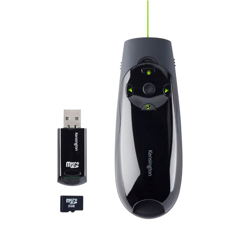 SP- PRESENTER KENSINGTON EXPERT WITH GREEN LASER POINTER + MEMORY
