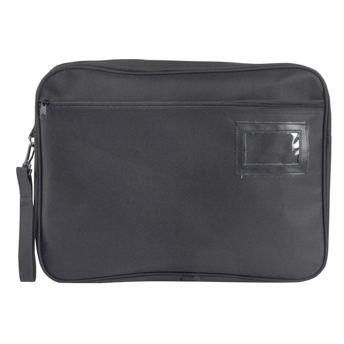 SP- SATCHEL MARBIG FABRIC ZIPPERED BLACK