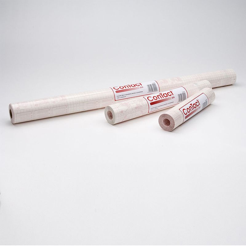 SP- BOOK COVERING CONTACT 15M X 900MM ECONOMY 50 CLEAR