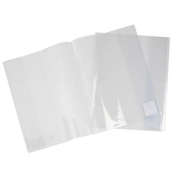 BOOK SLEEVES CONTACT 335X245MM SLIP ON SCRAPBOOK CLEAR PK5 BOOK SLEEVES CONTACT 335X245MM SLIP ON SCRAPBOOK CLEAR PK5