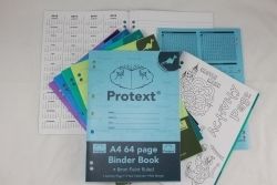 BINDER BOOK PROTEXT A4 8MM RULED PP COVER 64PG DINOSAUR BINDER BOOK PROTEXT A4 8MM RULED PP COVER 64PG DINOSAUR