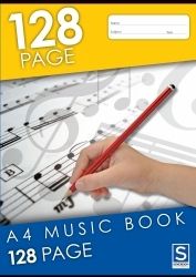 MUSIC BOOK SOVEREIGN A4 128PG