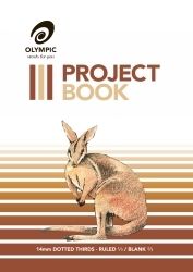 PROJECT BOOK OLYMPIC 335X240MM 14MM 524 DOTTED THIRDS 24PG PROJECT BOOK OLYMPIC 335X240MM 14MM 524 DOTTED THIRDS 24PG