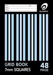 GRID BOOK OLYMPIC A4 7MM GRID 48PG