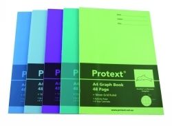 GRAPH BOOK PROTEXT PP A4 10MM 48PG DOLPHIN