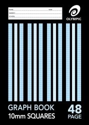 GRAPH BOOK OLYMPIC A4 10MM 48PG