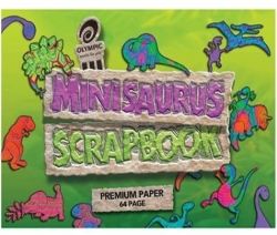 SCRAPBOOK OLYMPIC MINISAURUS 168X240MM BOND 64PG