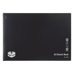 SKETCH BOOK SPIRAX P533 PP A3 S/O 40PG BLACK