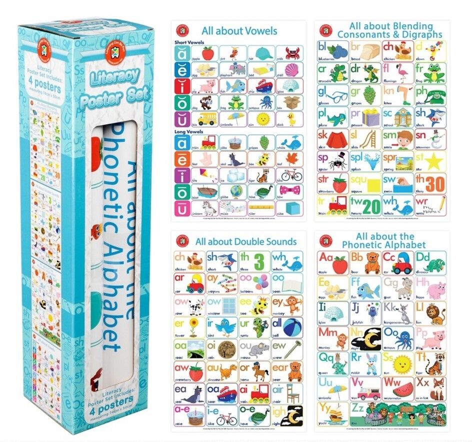 POSTER BOX SET LCBF ALL ABOUT LITERACY