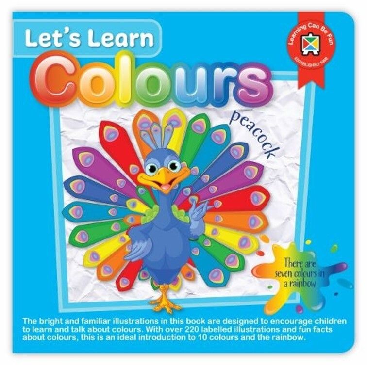 LETS LEARN BOOK LCBF COLOURS BOARD BOOK