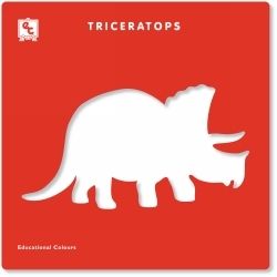 SP- STENCIL EC DINOSAUR 240X240 SET OF 6